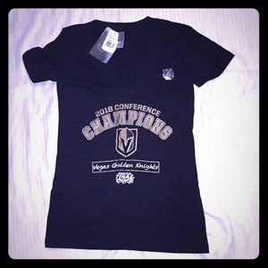 Golden knights V neck short sleeve tee